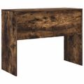 vidaXL Stôl Dymová dub 100 x 40 x 76 cm