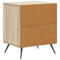 vidaXL Nočný stolík Dub sonoma 43 x 34,5 x 50 cm Kompozitné drevo