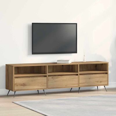 vidaXL TV skrinka dub artisan 150 x 30 x 44,5 cm Kompozitné drevo