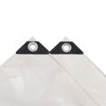 vidaXL Celta 650 g/m², 3,5x5 m, biela