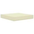vidaXL Vankúš na vonkajšiu pohovku Polyester Krémová 60 x 60 cm