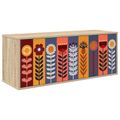vidaXL Nástenný TV kabinet ESSEN 102 x 33 x 40 cm Dub sonoma