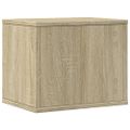 vidaXL Organizér na stôl dub sonoma 36x26x29,5 cm kompozitné drevo