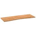vidaXL Stolová doska bledohnedá 140x60x2,5 cm dubový masív obdĺžnikový