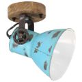 vidaXL Nástenná lampa 25 W šmuhovaná modrá 11,5x11,5x25 cm E27