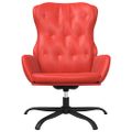 vidaXL Relaxačné kreslo červené umelá koža