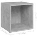 vidaXL TV skrinky 2 ks, betónovo sivé 37x35x37 cm, kompozitné drevo