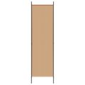 vidaXL Rozdeľovač miestnosti Béžová 150 x 180 cm Látka