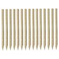 vidaXL Špicaté plotové stĺpiky 15 ks 4x170cm impregnované borovicové drevo