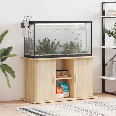 vidaXL Stojan na akvárium, dub sonoma, 101x41x58 cm, technické drevo