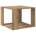 vidaXL Konferenčný stolík Artisan Dub 40x40x30 cm Konštrukčné drevo