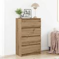 VidaXL Príborník Artisan Dub 60x35x98,5 cm Konštrukčné drevo