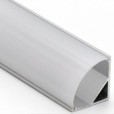 Hliníkový profil Solight WM908-1 pro LED pásky, 16x16mm, 1m, mléčný difuzor