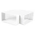 Koleno 90° horizontálne VENTS 8281 - 60x204mm PVC
