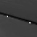 vidaXL Záhradný slnečník s LED, oceľová tyč, antracitový 2x3 m