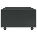 vidaXL Konferenčný stolík čierny 120x60x35 cm vysoko-lesklý
