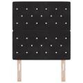 vidaXL Zadné čelo Čierny 80 cm Zamat