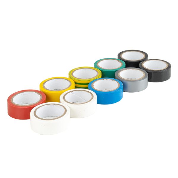 Izolačná páska 10 ks 18mm x 5.5m x 0.13mm AMiO-04846