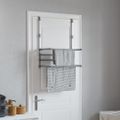 vidaXL Stojan na sušenie na balkón 54x25x42 cm hliník