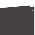 vidaXL Obrubník trávnika 20 ks 100 x 12 cm Oceľ Čierna