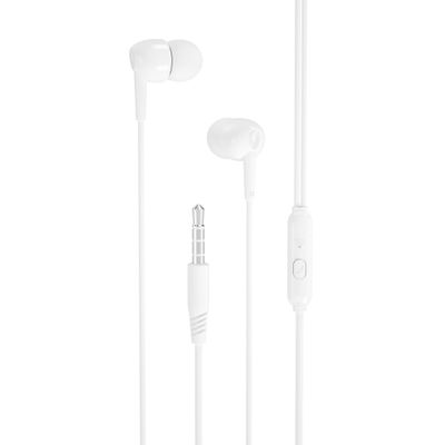 Drôtové slúchadlá XO EP37 s 3,5 mm jackom, biela