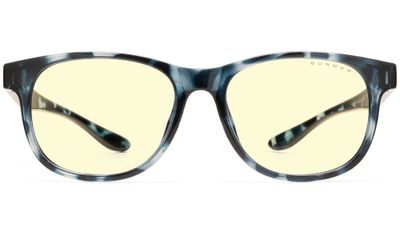 GUNNAR kancelářske/herní brýle  RUSH KIDS LARGE (8-12) NAVY TORTOISE jantarová skla BLF 65 NATURAL focus