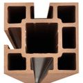 vidaXL Záhradné plotové panely 2 ks, WPC 361 cm, hnedé