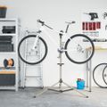 vidaXL Stojan na opravu bicykla skladací nastaviteľný 120-165cm hliník