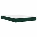 vidaXL Rám postele s matracom vidaXL Tmavozelená 120 x 190 cm Zamat