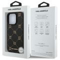 Puzdro Karl Lagerfeld pre iPhone 16 Pro 6,3" KLHMP16LPGKHPHK čierne tvrdé Karl Head MagSafe