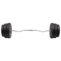 vidaXL Obojručná činka so závažiami 90 kg
