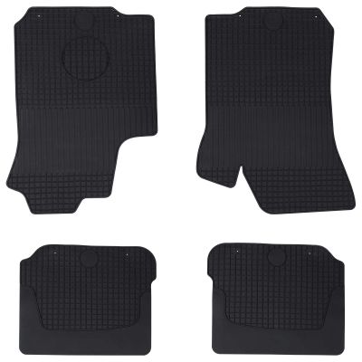 vidaXL Autokoberec 4 pcs Čierna vhodné pre ŠKODA OCTAVIA I 1997-2004