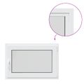 vidaXL Otočné a sklopné okno do suterénu RISOR 90 x 70 cm PVC a sklo