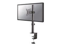 Montážna sada - plný pohyb - pre Displej LCD - čierna - veľkosť obrazovky: 10"-32" - upevnenie svorkou, priechodka, upevniteľné na stôl