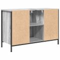 vidaXL skrinka pod umývadlo so zásuvkami sivá sonoma 90x34,5x60 cm