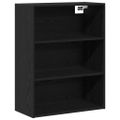 vidaXL Highboard 2 ks Čierny dub 69,5 x 34 x 180 cm