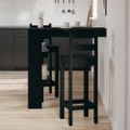 vidaXL Barový stôl na stenu 102 x 45 x 103,5 cm Kompozitné drevo