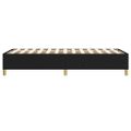 vidaXL Posteľný rám s boxspringom Čierna 90x200 cm Látka