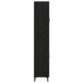 vidaXL Highboard Čierny dub 69,5 x 34 x 180 cm Kompozitné drevo