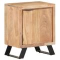 vidaXL Nočný stolík 40x30x50 cm akáciový masív so živými hranami