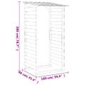 vidaXL Pergoly so strechami 2 ks 100x90x200 cm impregnovaná borovica