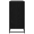 vidaXL Zásuvkový kabinet 4-Šuplík Čierny dub 70 x 41 x 83,5 cm