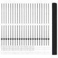 vidaXL Zvarené pletivo s podperami 50 x 1,4 m PVC potiahnutá oceľ Sivá