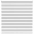 vidaXL Zebra roleta svetlosivá 145x150cm šírka látky 140,9cm polyester