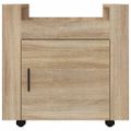 vidaXL Stolový vozík dub sonoma 60x45x60 cm spracované drevo