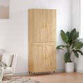 vidaXL Vysoká skrinka dub sonoma 69,5x34x180 cm spracované drevo