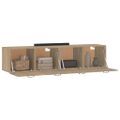vidaXL Nástenné skrinky 2 ks dub sonoma 60x36,5x35 cm spracované drevo