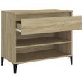 vidaXL Botník dub sonoma 70x36x60 cm spracované drevo
