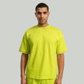 Tričko Oversized Heavy Chartreuse - STRIX, veľkosť L, veľkosť oblečenia L
