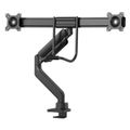 Neomounts DS75-450BL2 /Držák displeje/na stůl/17-32"/svorka+průchodka/VESA 100X100/nosn.2x8kg/plyn. píst/2 displeje/čer Držák, VESA, stolní, pro 2 ploché monitory, úhloprícka 17"-32", náklon 20°, otácení 180°, rotace 360°, nosnost 16kg, cerný